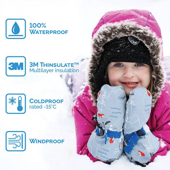 Woodland Cozy-Dry Waterproof Mittens