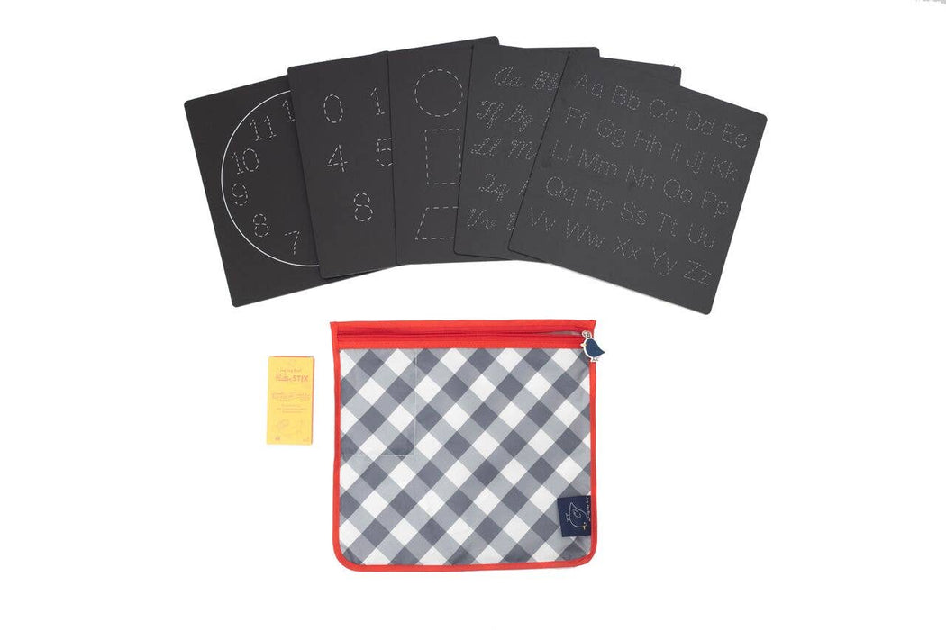 Letters Bored Board Set with Zipper Pouch | Jaq Jaq Bird