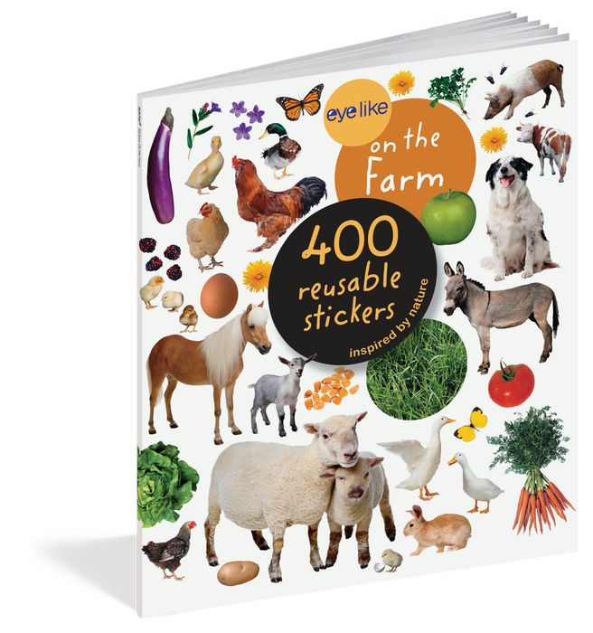 On The Farm Eyelike Stickers | Workman Publishing