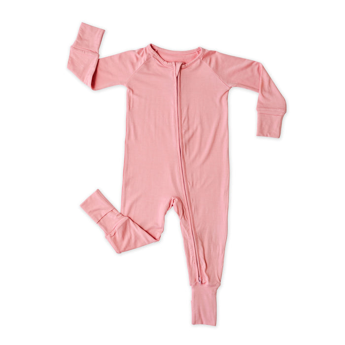 Bubblegum Pink Bamboo Convertible Romper/Sleeper