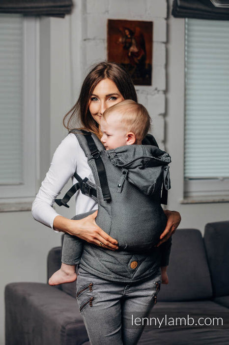 Graphite LennyGo Basic Line Ergonomic Carrier | Baby Size | Lenny Lamb