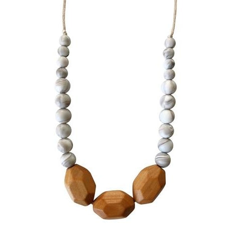 The Austin Teething Necklace | Chewable Charm