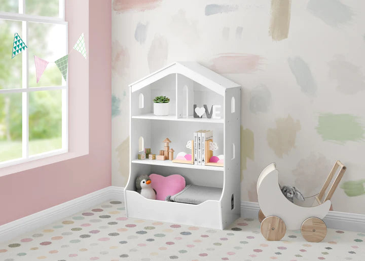 Playhouse Bookcase with Toy Storage