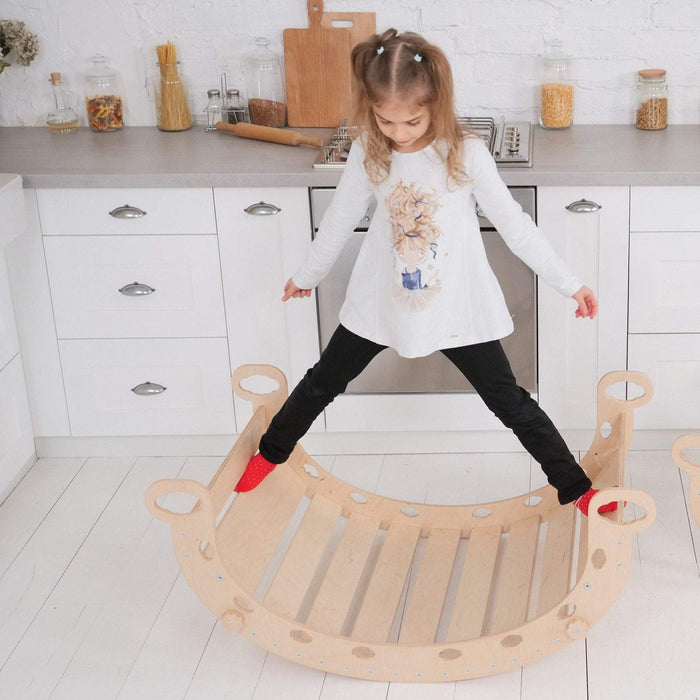 Natural Wood Rocker/Balance Board