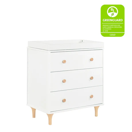 Lolly 3-Drawer Changer Dresser with Removable Changing Tray