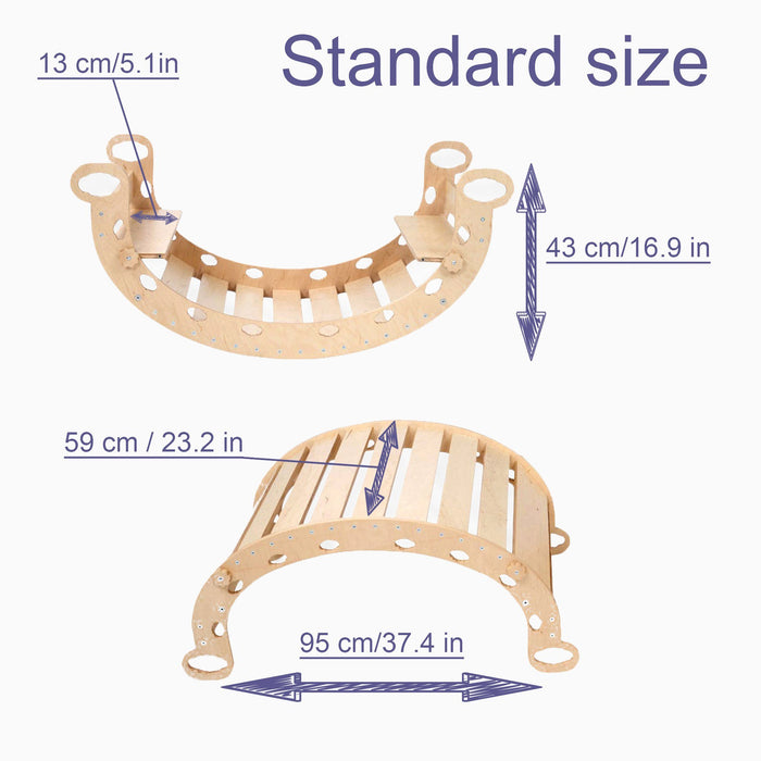 Natural Wood Rocker/Balance Board