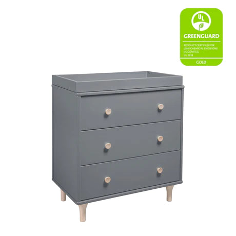 Lolly 3-Drawer Changer Dresser with Removable Changing Tray