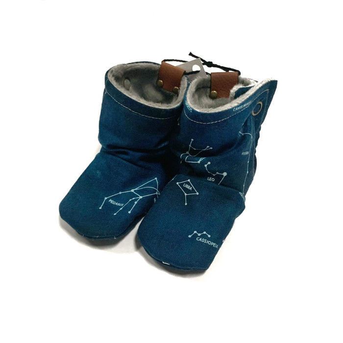 Constellations Cotton Booties | Bear Cub Clothing