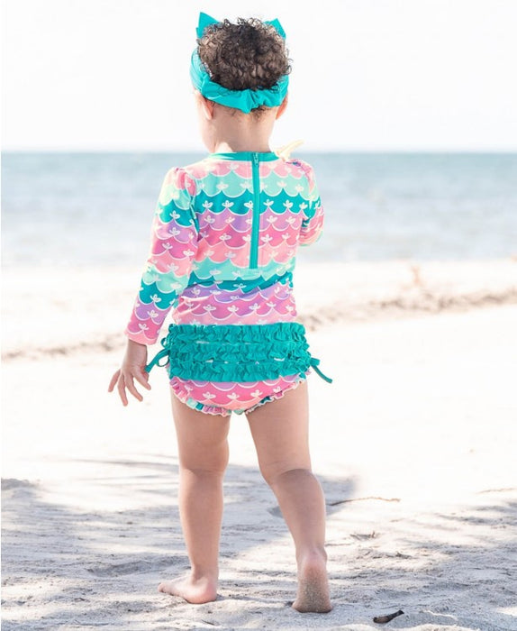 Mermaid One Piece Rash Guard