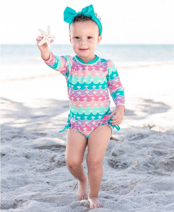 Mermaid One Piece Rash Guard