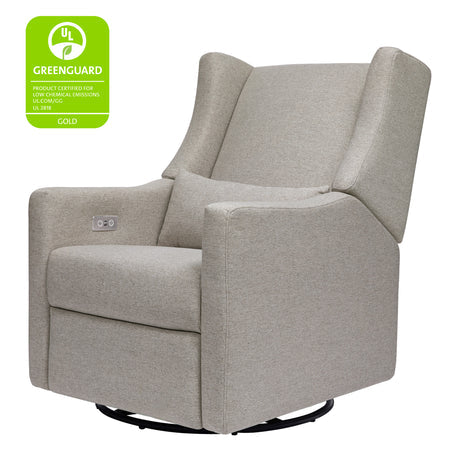 Kiwi Electronic Recliner and Swivel Glider in Eco-Performance Fabric with USB port | Water Repellent & Stain Resistant