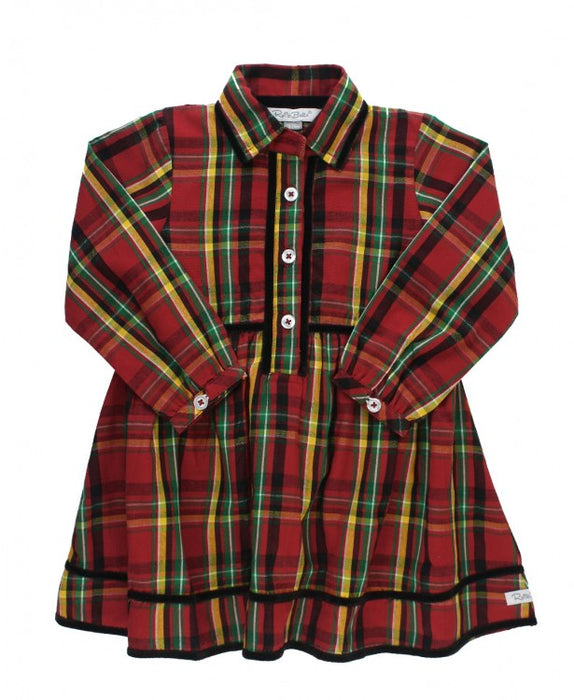 Remington Plaid Babydoll Dress | Ruffle Butts