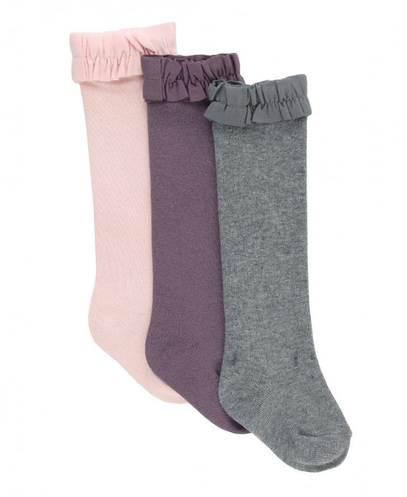 Knee High Socks - 3 Pack