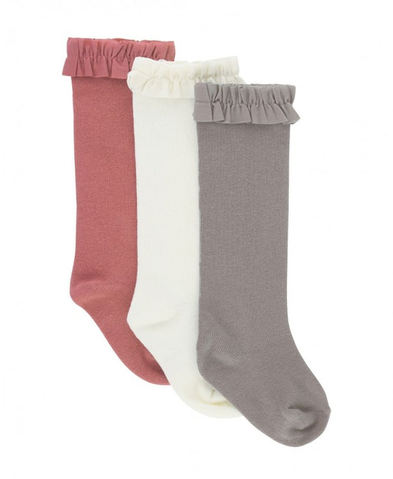 Knee High Socks - 3 Pack