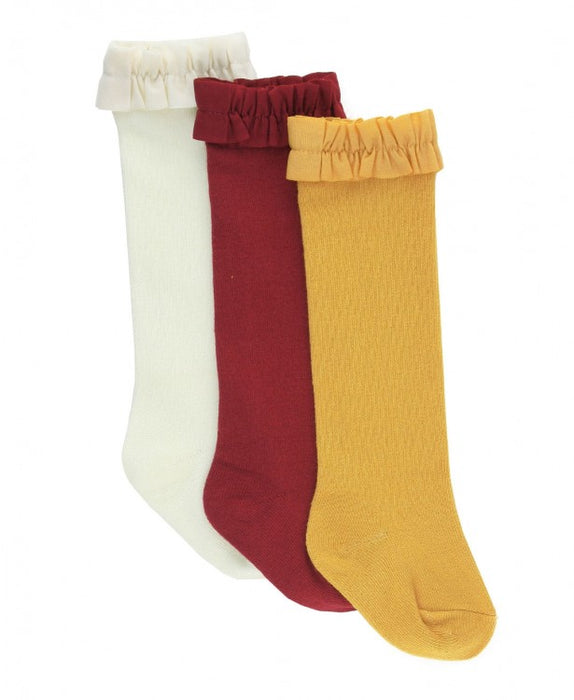 Knee High Socks - 3 Pack