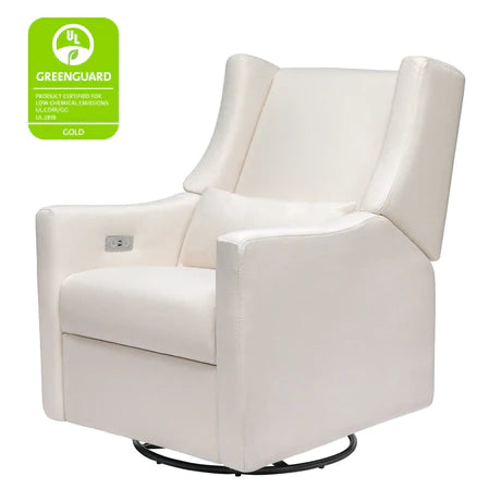 Kiwi Electronic Recliner and Swivel Glider in Eco-Performance Fabric with USB port | Water Repellent & Stain Resistant