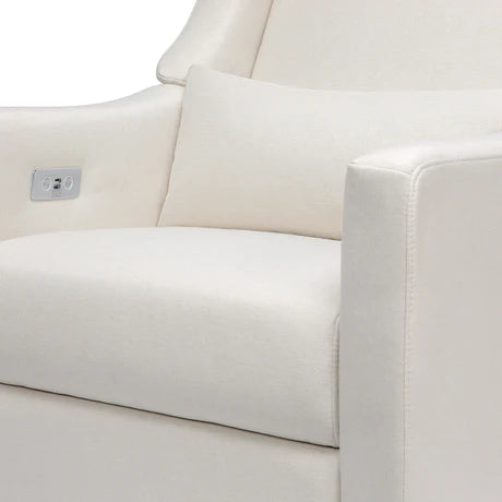 Kiwi Electronic Recliner and Swivel Glider in Eco-Performance Fabric with USB port | Water Repellent & Stain Resistant