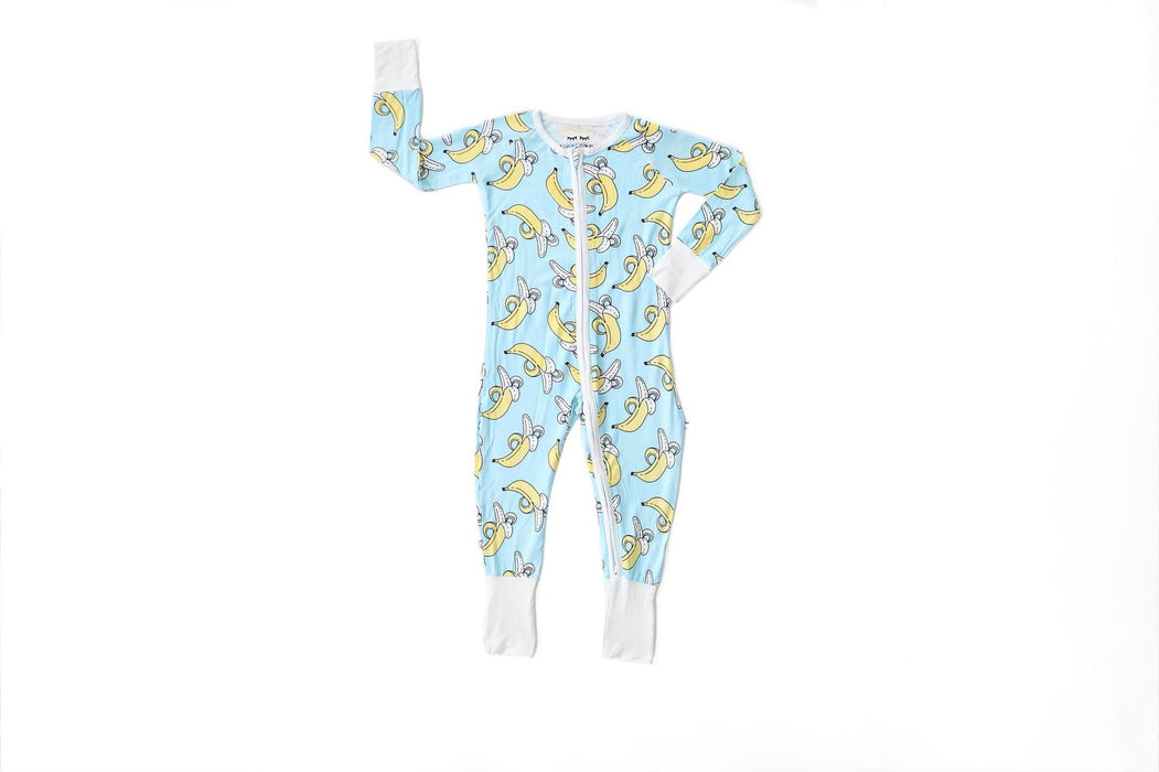 Bananas Bamboo Convertible Romper/Sleeper | Little Sleepies