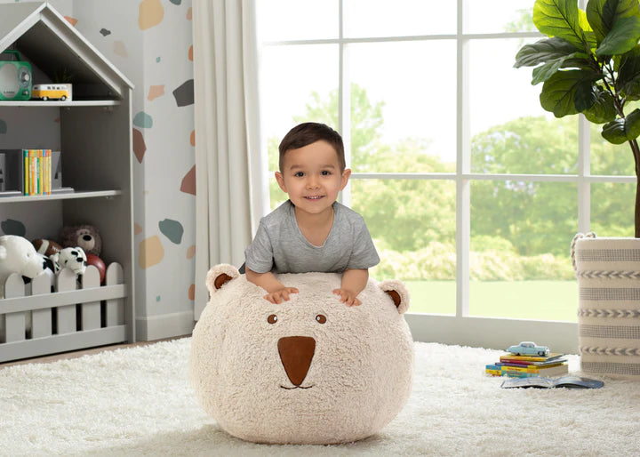 Bear Plush Pouf Ottoman