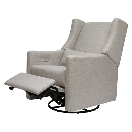 Kiwi Electronic Recliner and Swivel Glider in Eco-Performance Fabric with USB port | Water Repellent & Stain Resistant