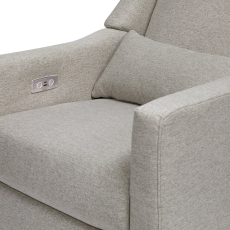 Kiwi Electronic Recliner and Swivel Glider in Eco-Performance Fabric with USB port | Water Repellent & Stain Resistant