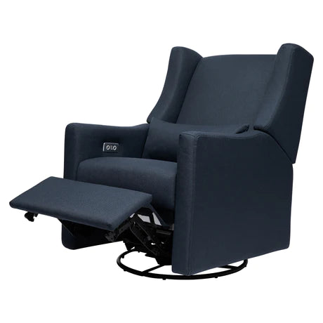 Kiwi Electronic Recliner and Swivel Glider in Eco-Performance Fabric with USB port | Water Repellent & Stain Resistant